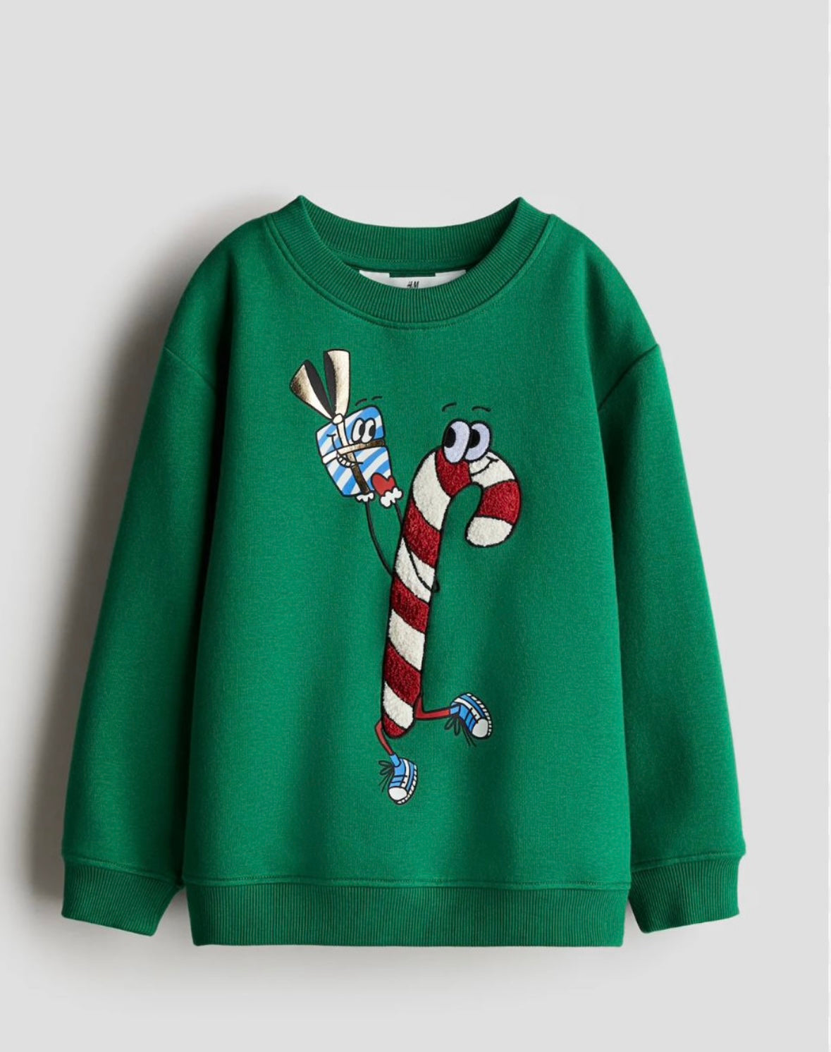 Suéter verde Navideño H&M