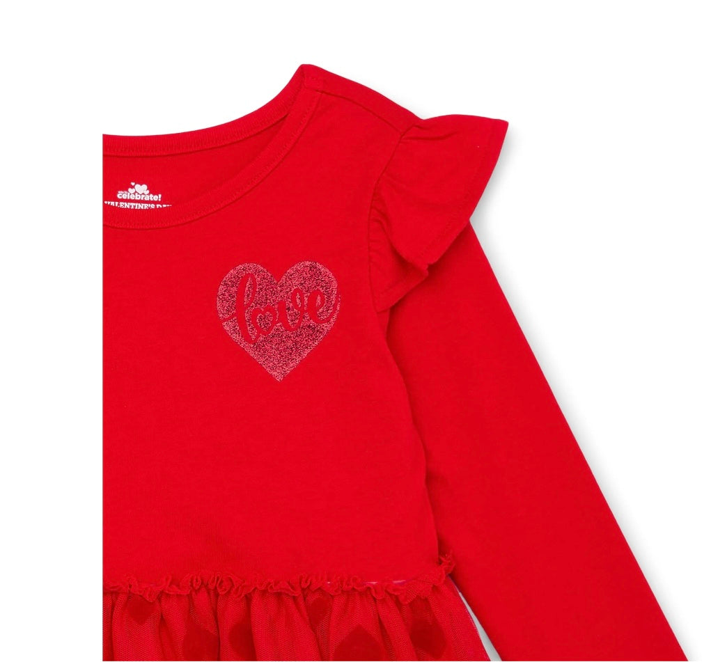 Vestido Rojo Love- Better Cotton