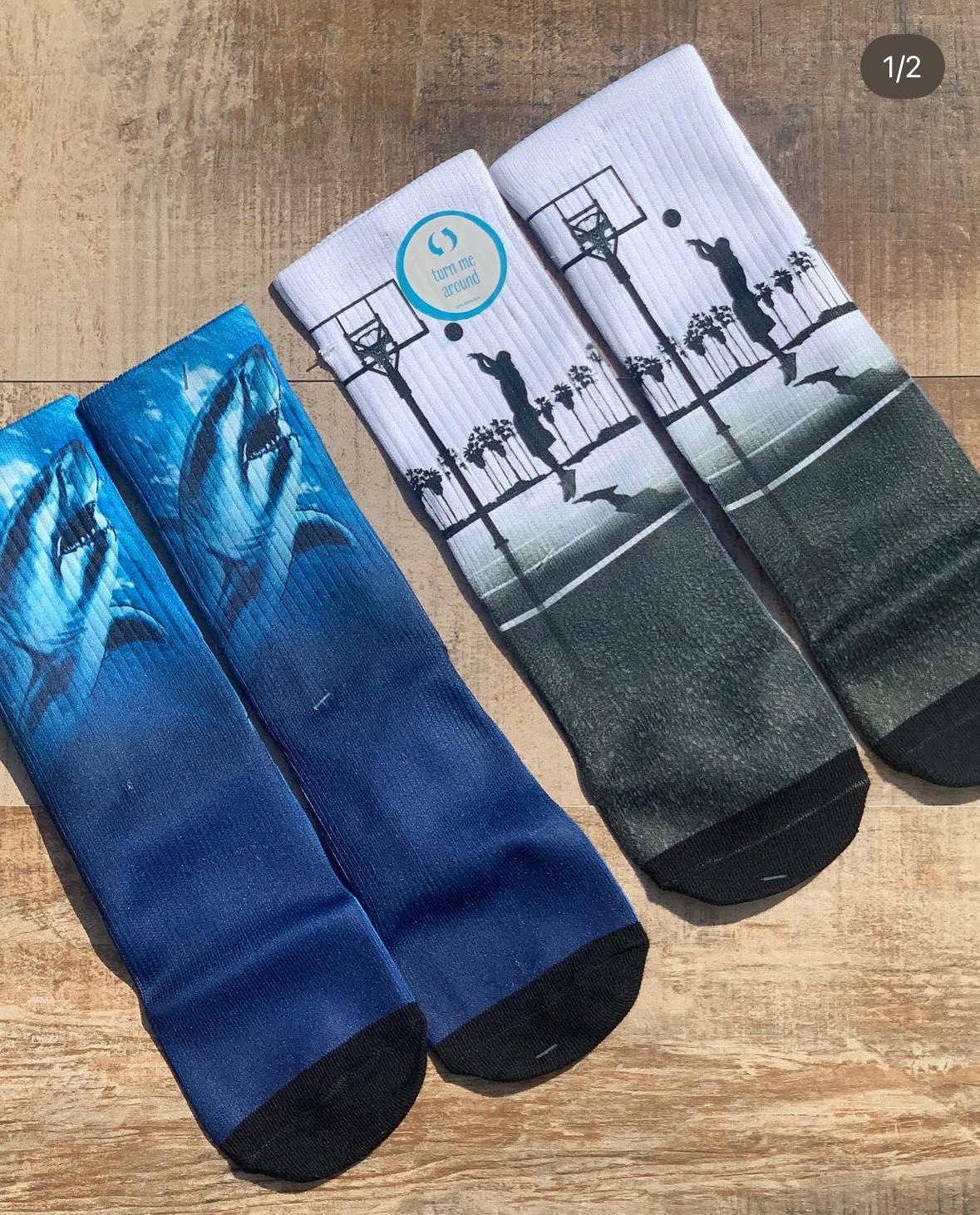 Medias Deportivas Estampadas 👟